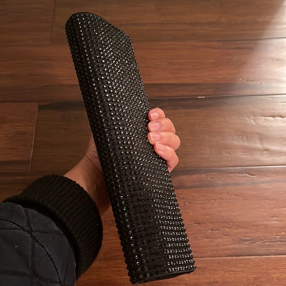 Grommet Studded Slim Evening Clutch - Picture 4 of 4